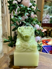 Ấn rồng Ngọc Onyx Xanh