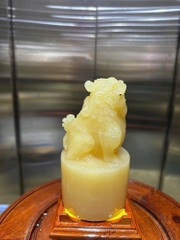 Ấn Tỳ Hưu Ngọc Hoàng Long Tròn 17,5x10,5cm