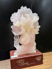 Cải Thảo Phú Quý Ngọc Onyx Hồng Bách Tài Tụ Lộc, Cát Tường Viên Mãn