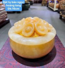 Bát tụ bảo ngọc hoàng long 16cm