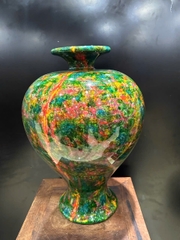 Bình Hút Lộc Chalcedony Vân Ngọc Khổng Tước 53cm