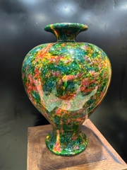 Bình Hút Lộc Chalcedony Vân Ngọc Khổng Tước 53cm