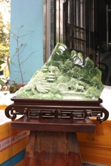 Bồng Lai Tiên Cảnh Ngọc Serpentine 52 x 40