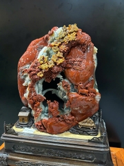 Bồng Lai Tiên Cảnh Ngọc Thọ Sơn 33x28cm (Kèm Giấy Kiểm Định)