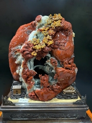 Bồng Lai Tiên Cảnh Ngọc Thọ Sơn 33x28cm (Kèm Giấy Kiểm Định)