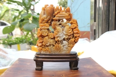 Cá Chép Vượt Vũ Môn Ngọc Thọ Sơn 22 x 34