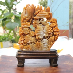 Cá Chép Vượt Vũ Môn Ngọc Thọ Sơn 22 x 34