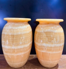 Cặp bình ngọc hoàng long 30x19cm