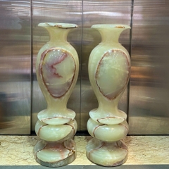 Cặp lục bình phú quý ngọc onyx 100cm