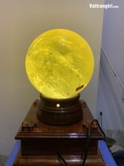 Cầu đá quý thạch anh vàng siêu vip 16,8cm