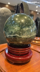 Cầu ngọc mã não rêu 12cm