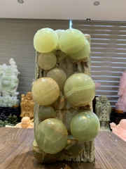 Cây nấm ngọc trường sinh ngọc onyx xanh