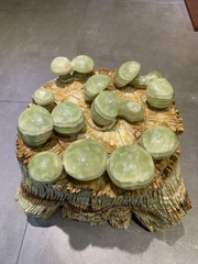 Cây Nấm Ngọc Trường Sinh Nguyên Khối Ngọc Onyx