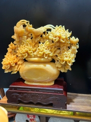 Bình Hoa Mẫu Đơn Ngọc Hoàng Long Hoàng Kim Cát Tường, Phú Quý Mãn Đường
