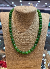 Chuỗi Vòng Cổ Ngọc Bích Xanh 10ly