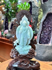 Tượng Phật A Di Đà Ngọc Phỉ Thúy Bảo Vật Tâm Linh Trấn Trạch, Bình An Và Chiêu Cát Tường