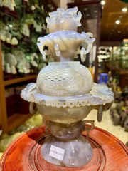 Đỉnh Xông Trầm Ngọc Mã Não Khoai Môn 33cm