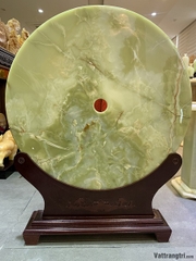 Đồng điếu tâm ngọc onyx xanh 70cm