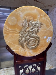 Đồng Tâm Ngọc Hoàng Long Khảm Long Phụng Mạ Vàng Vương Giả Chi Bảo, Long Phụng Hòa Hợp Thịnh Vượng Trường Tồn