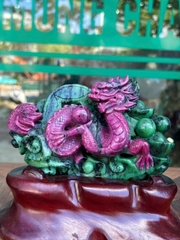 Thần Long Hộ Chủ Hồng Ngọc Ruby Tự Nhiên – Kiệt tác đại chiêu tài lộc, trấn trạch trừ tà