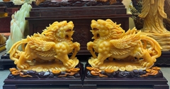 Cặp Tỳ Hưu Cánh Tiên Ngọc Hoàng Long Kích Hoạt Uy Quyền Lãnh Đạo