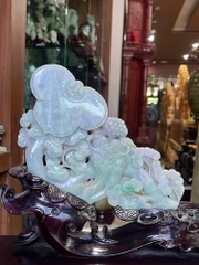 Gậy Như Ý Ngọc Phỉ Thuý - Quà Biếu Cao Cấp