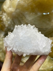 Mầm Tinh Thể Thạch Anh Trắng Bạch Ngọc Quang Minh