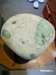 Hàng sưu tầm khối ngọc phỉ thuý thô siêu vip 23cm