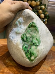 Hàng sưu tầm khối ngọc phỉ thuý thô siêu vip