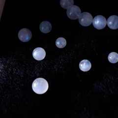 Hạt lẻ đá Mặt Trăng Moonstone 6 - 8 - 10 - 12mm