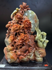 Hoa khai phú quý ngọc thọ sơn (Có Giấy Kiểm Định)