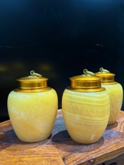 Hũ đựng trà ngọc hoàng long 15x10cm