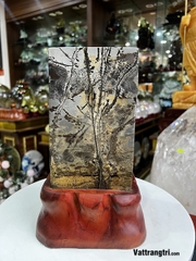 Khối phiến đá thiên hoa cổ 20cm