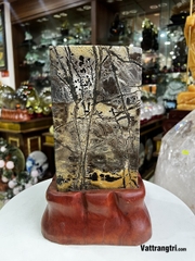 Khối phiến đá thiên hoa cổ 20cm