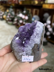 Mầm đá thạch anh tím mini