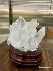Mầm tinh thể thạch anh trắng 18cm