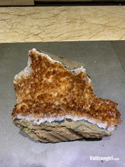 Mầm tinh thể thạch anh vàng nguyên sinh 35cm