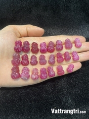 Mặt nhẫn - dây chuyền Khắc Tỳ Hưu tài lộc ngọc ruby vip