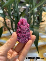 Mặt phật phổ hiền bồ tát ngọc ruby vip 56mm