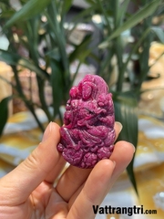 Mặt phật phổ hiền bồ tát ngọc ruby vip 56mm