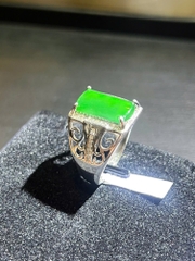 Nhẫn Ngọc Phỉ Thuý Lục Đế Vương - Kèm Giấy Kiểm Định Type A