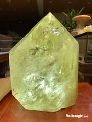 Nhất trụ tinh thể thạch anh vàng siêu vip 28cm