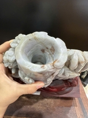 Ống Đựng Bút Ngọc Phỉ Thuý