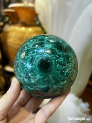 Quả Cầu Đá Khổng Tước 9cm