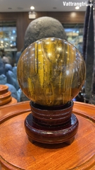 Quả Cầu đá mắt hổ 10cm