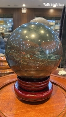 Quả cầu ngọc mã não rêu 14.5cm