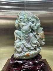 Ngài Quan Công Ngọc Phỉ Thuý (Kèm giấy kiểm đinh)