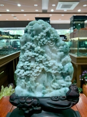 Tác Phẩm Bồng lai tiên cảnh Ngọc Phỉ Thuý 30x21cm