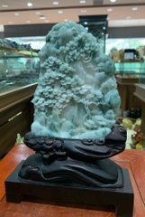 Tác Phẩm Bồng lai tiên cảnh Ngọc Phỉ Thuý 30x21cm