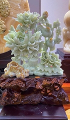 Tác Phẩm Hoa Mẫu Đơn Ngọc Serpentine